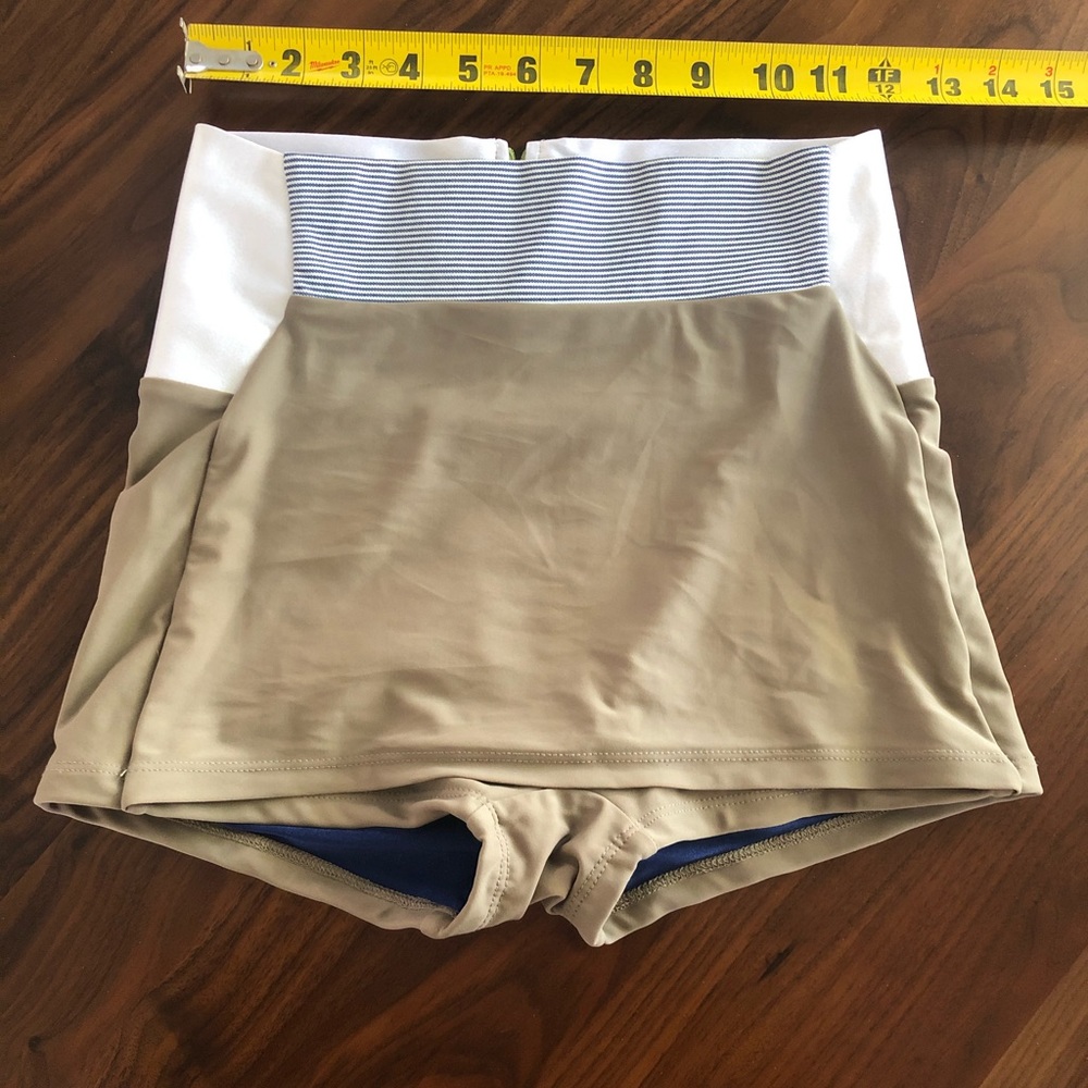 Seea - vintage inspired bathing skirt/shorts - L